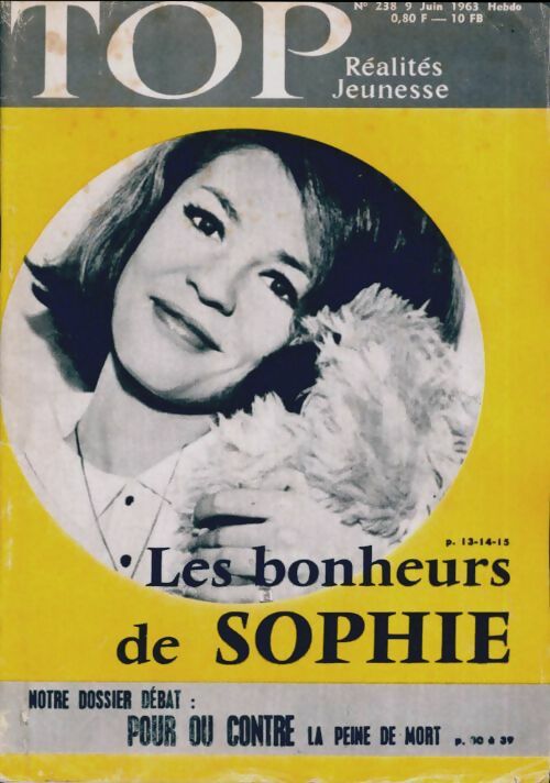 Livrenpoche : Top réalités jeunesse n°238 : Les boheurs de Sophie - Collectif - Livre