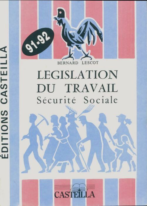 Livrenpoche : Législation du travail 1991-1992 - Collectif - Livre