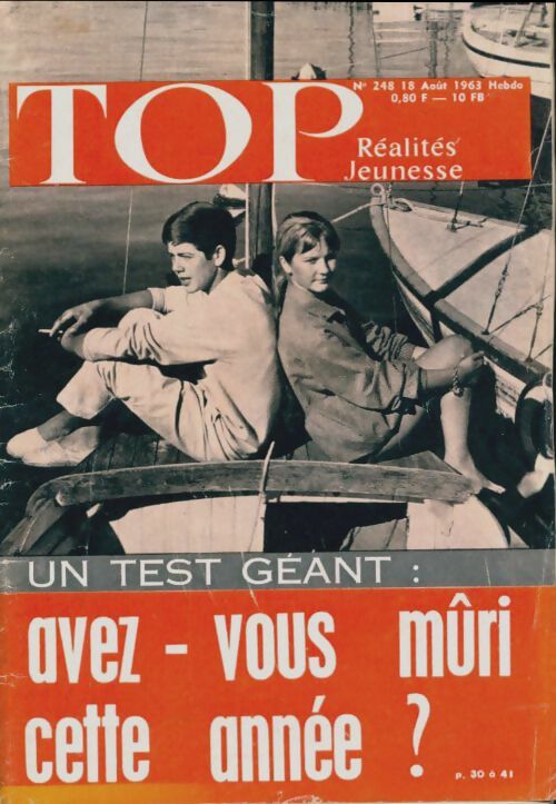 Livrenpoche : Top réalités jeunesse n°248 : Avez-vous mûri cette année ? - Collectif - Livre