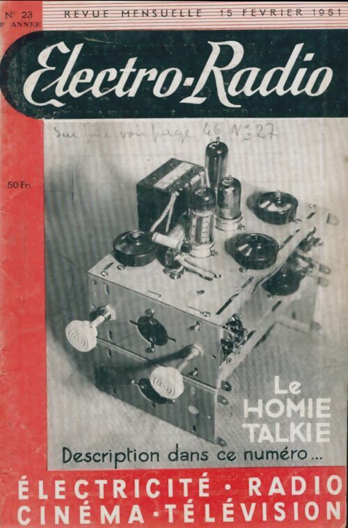 Livrenpoche : Electro-radio n°23 - Collectif - Livre