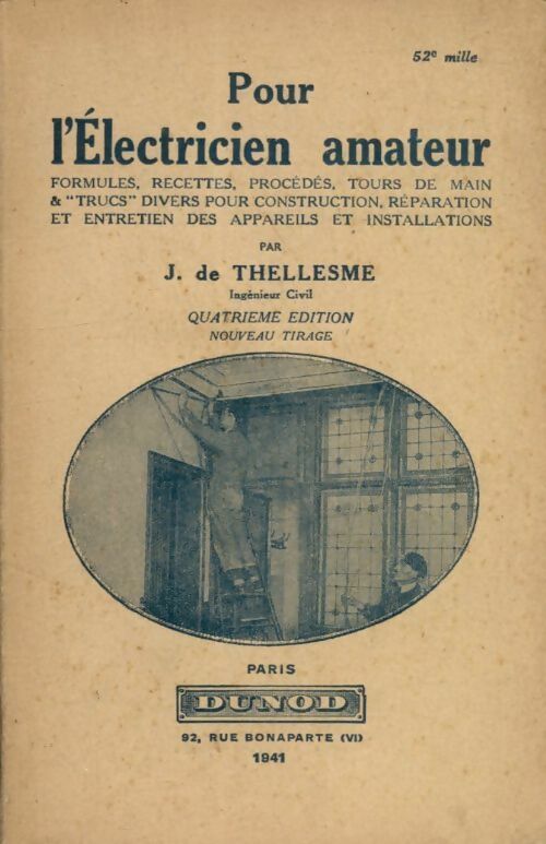 Livrenpoche : Pour l?électricien amateur - J De Thellesme - Livre