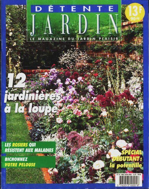 Livrenpoche : Détente jardin n°23 : 12 jardinières à la loupe - Collectif - Livre