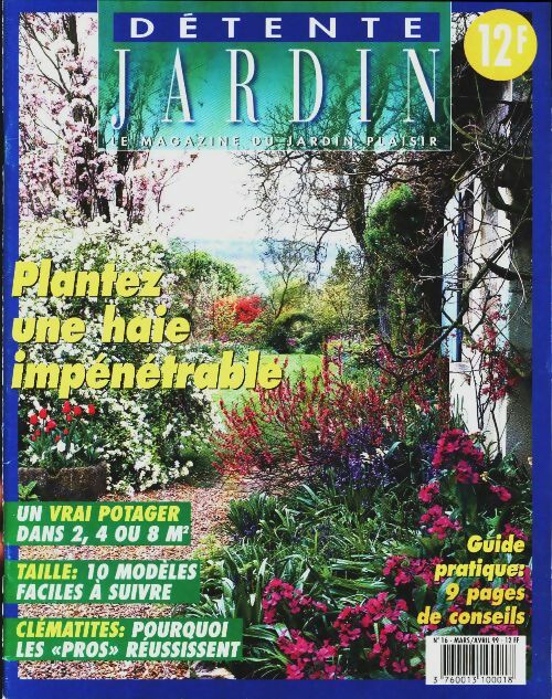 Livrenpoche : Détente jardin n°16 : Plantez une haie impénétrable - Collectif - Livre