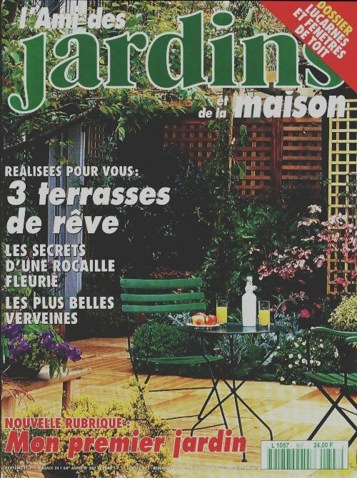 Livrenpoche : L'ami des jardins et de la maison n°807 : 3 terrasses de rêve - Collectif - Livre