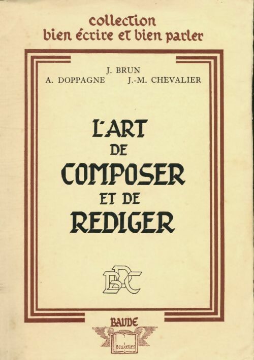 Livrenpoche : L'art de composer et de rédiger - Collectif - Livre