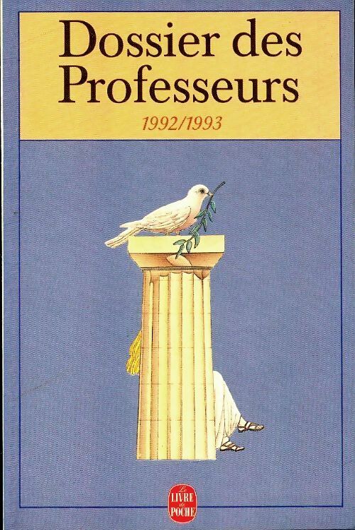 Livrenpoche : Dossier des professeurs 1992 / 1993 - Collectif - Livre