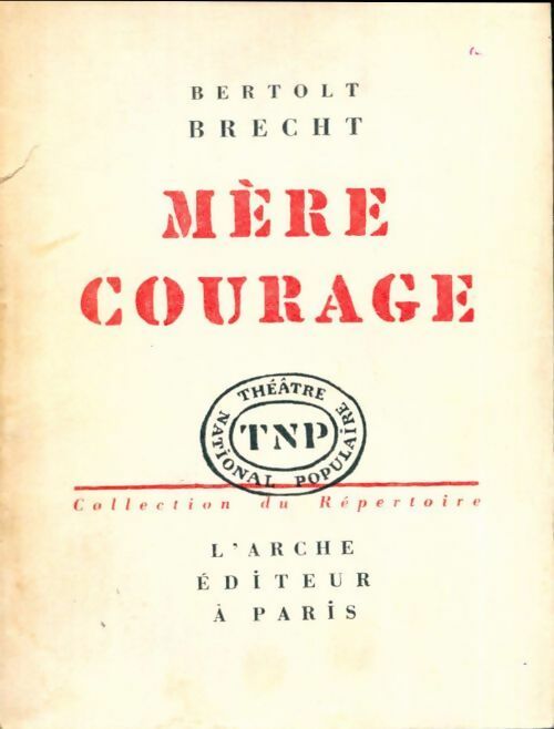 Livrenpoche : Mère courage - Bertolt Brecht - Livre