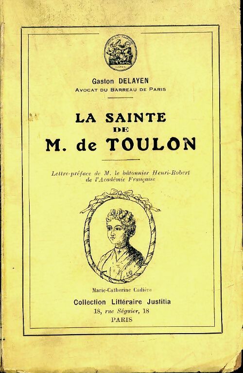 Livrenpoche : La sainte de M. de Toulon - Gaston Delayen - Livre