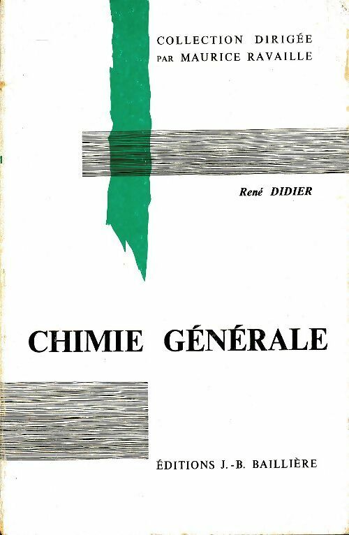 Livrenpoche : Chimie générale - Maurice Ravaille - Livre