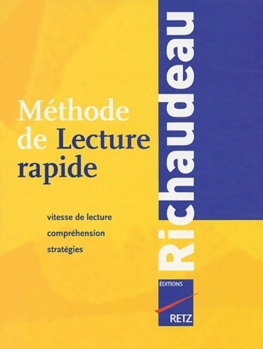 Livrenpoche : Methode de lecture rapide - François Richaudeau - Livre