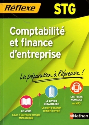 Livrenpoche : Comptabilité et finance d'entreprise Terminale STG - Philippe Montségur - Livre