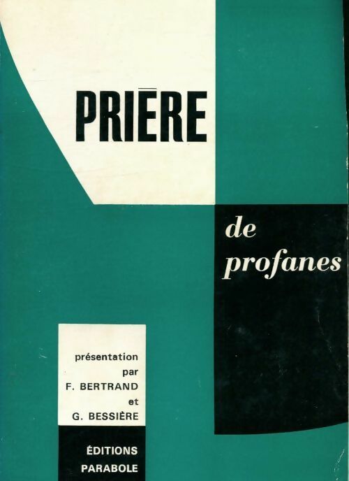 Livrenpoche : Prière de profanes - Gérard Bessière - Livre