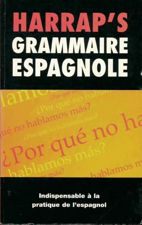 Livrenpoche : Grammaire espagnole - Inconnu - Livre