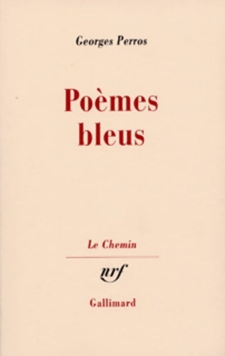 Livrenpoche : Poèmes bleus - Georges Perros - Livre