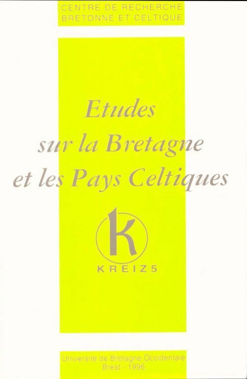 Livrenpoche : Etudes sur la Bretagne et les pays celtiques - Collectif - Livre