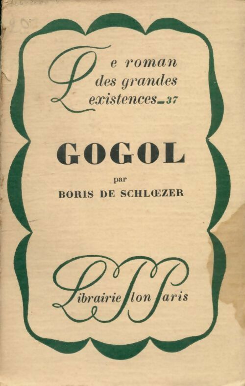 Livrenpoche : Gogol - Boris De Schloezer - Livre