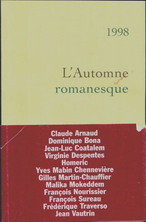 Livrenpoche : L'automne romanesque 1998 - Collectif - Livre