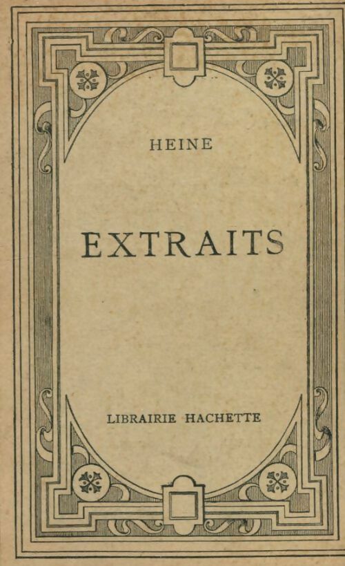 Livrenpoche : Extraits - Heinrich Heine - Livre