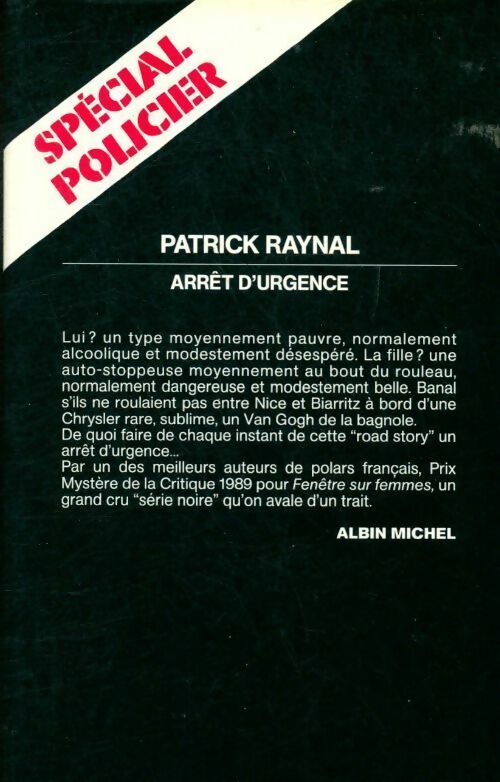 Livrenpoche : Arrêt d'urgence - Patrick Raynal - Livre