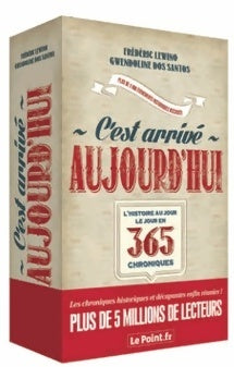 Livrenpoche : C'est arrivé aujourd'hui ! . L'histoire au jour le jour en 365 chroniques - Frédéric Lewino - Livre