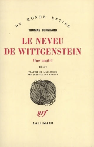 Livrenpoche : Le neveu de Wittgenstein - Thomas Bernhard - Livre