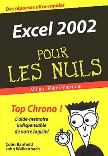 Livrenpoche : Excel 2002 - John Walkenbach - Livre