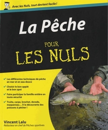 La pêche pour les nuls - Vincent Lalu - Livre
