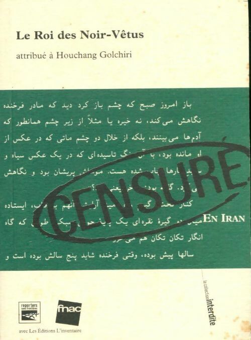 Livrenpoche : Le roi des Noir-Vêtus - Houchang Golchiri - Livre