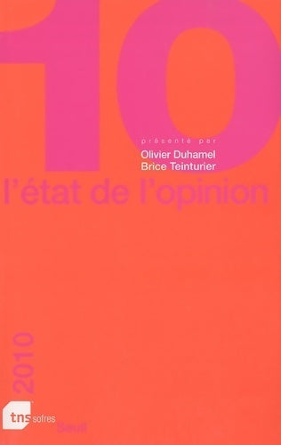 Livrenpoche : L'état de l'opinion 2010 - Collectif - Livre
