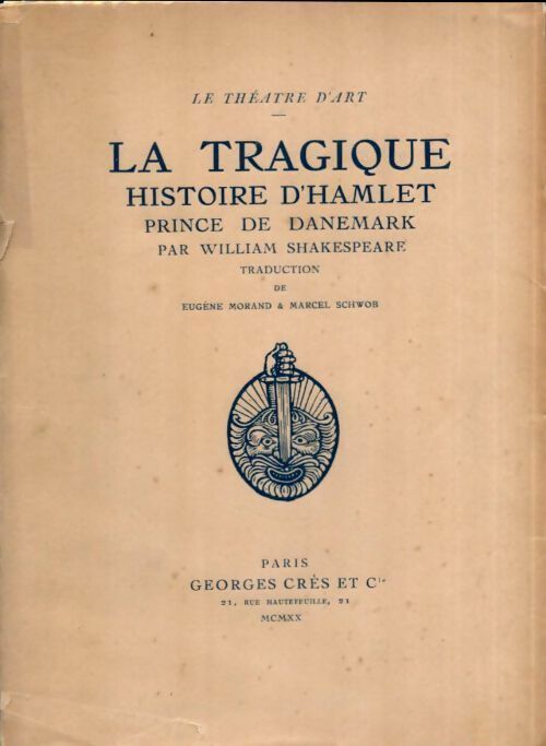 Livrenpoche : La tragédie. Hstoire d'Hamlet - William Shakespeare - Livre