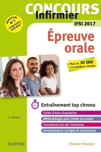 Livrenpoche : Epreuve orale. Concours infirmier IFSI 2017 - Ghyslaine Benoist - Livre