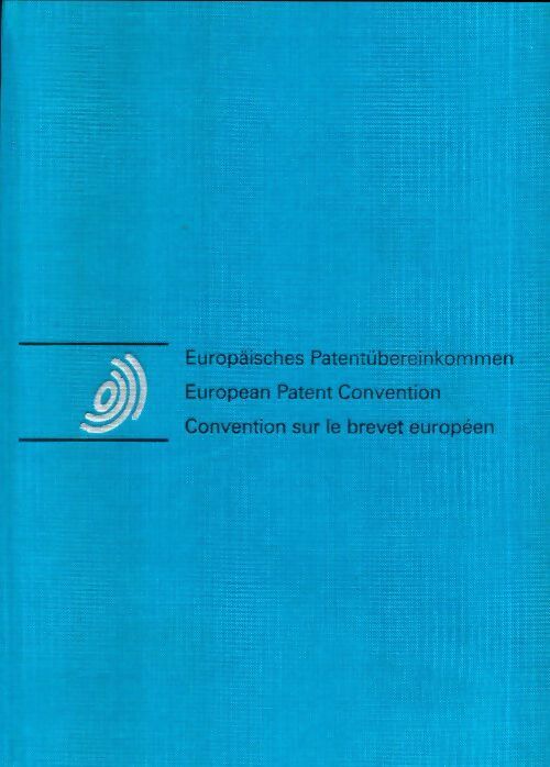 Livrenpoche : Convention sur le brevet européen - Collectif - Livre