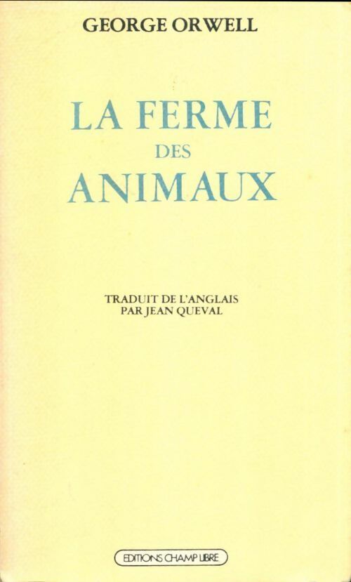 Livrenpoche : La ferme des animaux - George Orwell - Livre