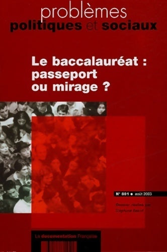 Livrenpoche : Le baccalauréat : Passeport ou mirage ? - Collectif - Livre