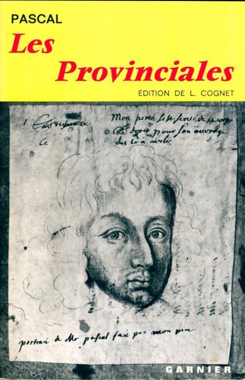 Les provinciales - Blaise Pascal - Livre