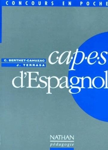 CAPES d'espagnol - Jacques Terrasa - Livre