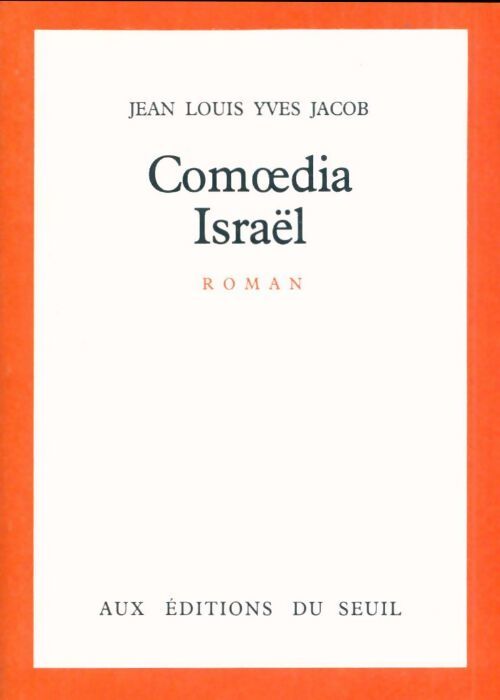 Livrenpoche : Comoedia Israël - Jean-Louis Yves Jacob - Livre
