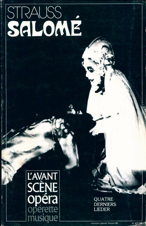 Livrenpoche : L'avant scène opéra n°47-48 : Salomé Strauss - Collectif - Livre