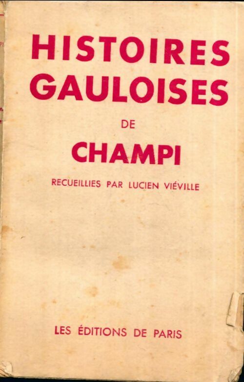 Livrenpoche : Histoires gauloises de Champi - Lucien Vieville - Livre