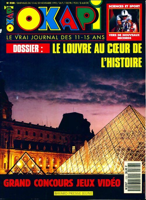 Livrenpoche : Okapi n°528 : Le Louvre au coeur de l'histoire - Collectif - Livre