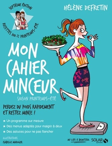 Mon cahier minceur printemps-été - Hélène Defretin - Livre