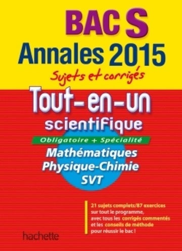 Livrenpoche : Sciences Terminale S. Sujets et corrigés 2015 - Frédérique De La Baume-Elfassi - Livre