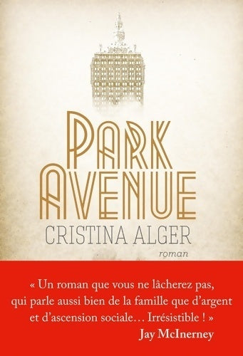 Livrenpoche : Park Avenue - Cristina Alger - Livre
