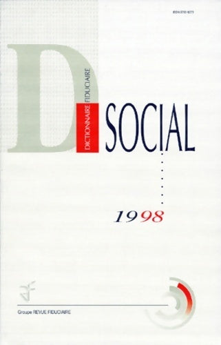 Livrenpoche : Dictionnaire fiduciaire social 1998 - Collectif - Livre