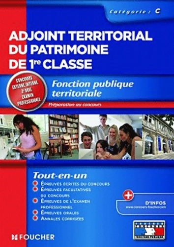 Livrenpoche : Adjoint territorial du patrimoine de 1re classe Catégorie C - Catherine Fournier - Livre
