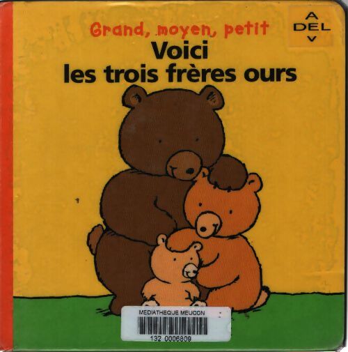 Voici les trois frères ours - Christian Delval - Livre