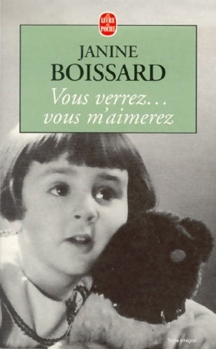 Livrenpoche : Vous verrez... Vous m'aimerez - Janine Boissard - Livre