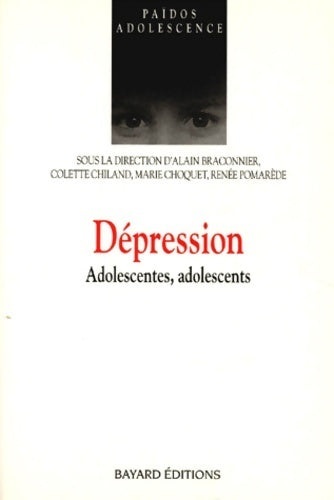 Dépression. Adolescentes, adolescents - Collectif -  Païdos - Livre