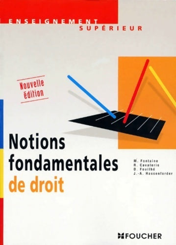 Livrenpoche : Notions fondamentales de droit - R. Cavalerie - Livre