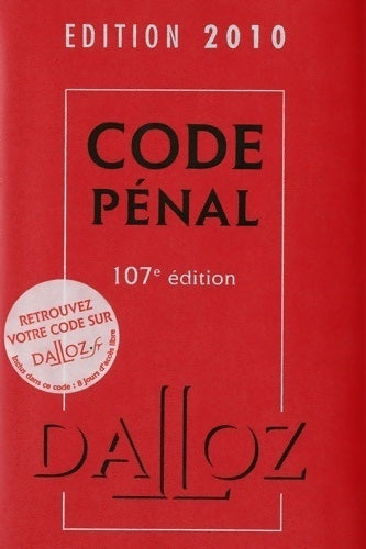 Livrenpoche : Code pénal 2010 - Yves Mayaud - Livre
